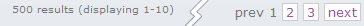 Pagination for Table Data