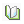 Opened book button