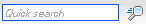 Quick search entry box